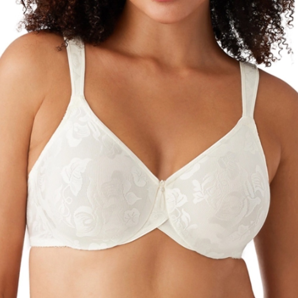 Wacoal full figure contour Awareness bra Ivory Size 34DD
